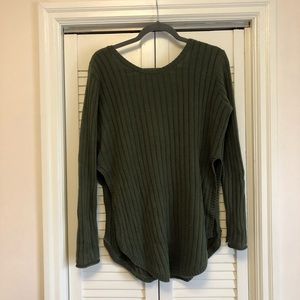 Pacsun Army Green Knit Sweater